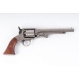 (S1) .44 Euroarms Rogers & Spencer, percussion single action stainless steel revolver, 7½ ins
