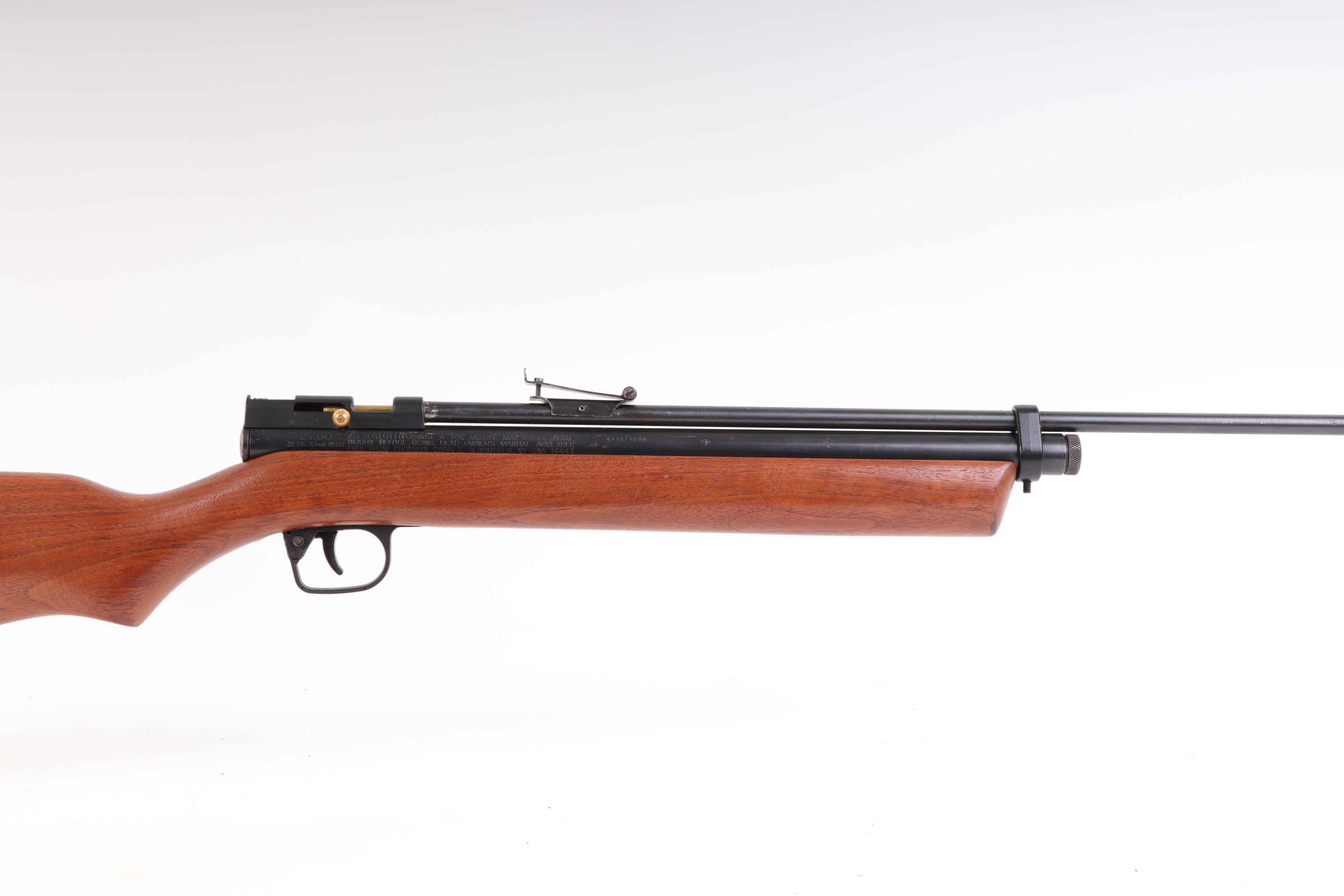 .22 Crosman 2260 bolt action Co2 air rifle, no. 499510298 [Purchasers note: Collection in person