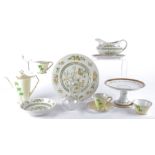 A Royal Doulton part dinner service in the 'Tonkin' pattern, consisting of eight dinner plates,