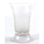 An early 20th Century Scandinavian Orrefors glass vase designed by Edward Hald (Sweden 1883-1980),