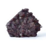 A large amethyst multifaceted geode cluster, 11cm x 31cm x 24cm