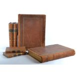 18th Century and Later Books, two leather bound volumes the fifth edition, published 1793 by J