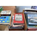 An extensive collection of Naval related books, covering various types of craft in different