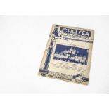 Chelsea Programme 1936, The Chelsea FC Chronicle - Chelsea V Racing Club de Paris Wednesday