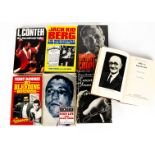 Seven Autographed Boxing Books, some have dedications, Twenty Years - Freddie Mills, Buchanan -