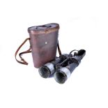 A pair of Barr & Stroud Naval binoculars, dated 1940, marked with broad arrow, serial no.36729,