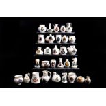 A collection of 30 Military crested china pieces, to include 13th Hussars, East Surrey Regt, Women's