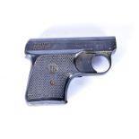 A German EM-GE 6mm starting pistol, marked PTB 25-69