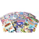 An assortment of comics, mainly DC to include, Super-Team Family no.1, Hawkman no.8, no.9, no.11 and