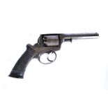 An obsolete calibre .54 Beaumont Adams type revolver, having possible makers mark to under the