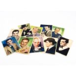 Nestle Stars of the Silver Screen Trading Cards, ten of the large size (4 ½" by 6 ¼") Nestle cards