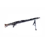 A Deactivated MG53 Light Machine Gun and Gunners pack, the MG53, serial L35714, with 24'' barrel,