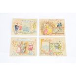 Huntley and Palmers Biscuits, modern folder of period ephemera, including French trade cards (5),