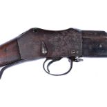 A Deactivated British .577 Martini Henry rifle converted to a 22LR, converted by W.W Greener for the