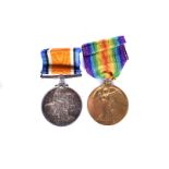 A WWI Sherwood Foresters medal duo, awarded to 2 Lieutenant O L Bell, 7th (Robin Hood Battalion,