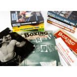 Boxing Ephemera, seventeen 'Boxing News' annuals (60s/70s/80s) a copy of 'The Southern Ex-Boxer -