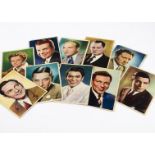 Nestle Stars of the Silver Screen Trading Cards, ten of the large size (4 ½" by 6 ¼") Nestle cards