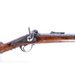 An Antique French 1854 Manufacture model 1853 .71 calibre percussion musket, makers name to the lock