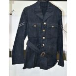 An RAF Service Dress jacket, dated 1954, together with a Women's WRAF Dress jacket, plus two