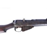 A Deactivated British Enfield SMLE MkIII bolt action rifle, serial 2938, .303 calibre, 64cm