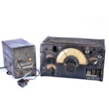 A WWII Lancaster Bomber Radio, complete with power unit (2)