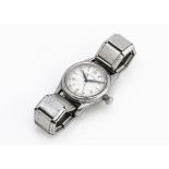 A 1940s (Rolex) Oyster Watch Company boys or mid-sized wristwatch, 35mm chromed style case, ref.