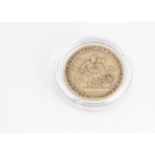 A George III gold full sovereign, dated 1820, F-VF