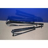 Two Roller Lighting Stands, a Manfrotto Multiblitz stand, maximum height 2.2m approx, 2 sections,