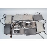 Polaroid Land Cameras, two Model J66, an Automatic 100, Automatic 104, Model 180, Automatic 220,