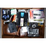 Film and Digital Photographica, various items including cameras from Ferrania, Fujifilm Finepix (3),