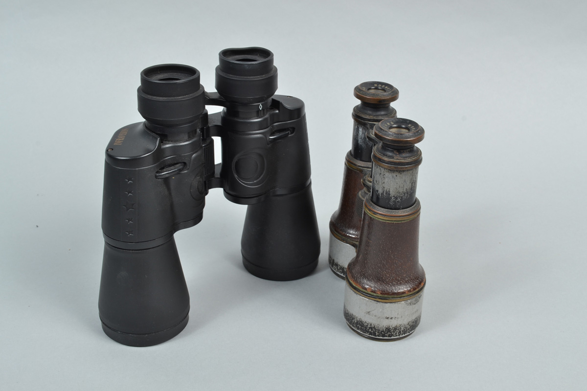 Two Pairs of Binoculars, a pair of Infravision 20 x 50 binoculars, body G, elements G and a pair
