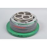 16mm Sound Films, titles Ballooning over LBJ Country, The River Rhine, 17 Million New Homes, in