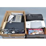 Scanners and Printers, an Epsom V200 scanner, with manuals, a Nordmende U 200 transparency/film