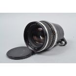 A Carl Zeiss Jena 120mm f/2.8 Biometar Lens, Varex mount, serial no 6409215, barrel G, some