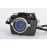 A Nikon Nikonos I Underwater Camera, serail no 913100, shutter working, body G, some wear,