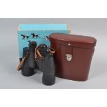 Carl Zeiss Jena Jenautic 7 x 50 Binoculars, serial no 4832555, focus action smooth, body F, two