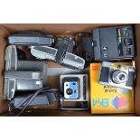 Instant and Polaroid Cameras, Kodak EK2, EK4, EK100, EK160, Kodamatic 970L, Polaroid Colorpack 11, a