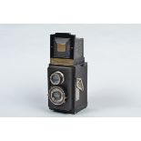A Zeiss Ikon Ikoflex I Camera, 850/16, serial no B 15291, shutter sluggish, with focusing lever,