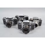 Ihagee Cameras, an Exakta Varex Iib, with Carl Zeiss Jena 50mm f/2.8 Tessar lens, Varex Iib with aus