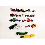 A small quantity of assorted playworn diecast models, including Dinky, Tonka, Buddy, Majorette,