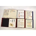 Seventeen stamp albums containing mostly Commonwealth stamps, countries include South Africa,