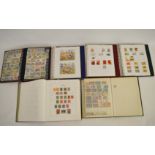 Fifteen stamp albums containing mostly Commonwealth stamps, countries include Malaysia,