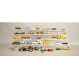 A mixed Lot of unboxed diecast models, including Britains Space, Dinky, Spot-On etc.