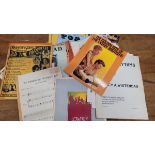 A quantity of 20th Century song books and sheet music, including John Lennon, Elton John, The