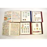 Fifteen stamp albums containing mostly Commonwealth stamps, countries include St Kitts & Nevis,