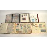 Sixteen stamp albums containing mostly Commonwealth stamps, countries include Sierra Leone, Malta,