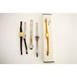 Five ladies watches, including a stainless steel Seiko, a 17 jewelled Shivas, a Westclox example and