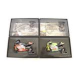 Two Minichamps 1:12 Classic Bike Series models, No. 22 Aprilla RSW 250 Team Aprilla Grand Prix