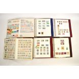 Fifteen stamp albums containing mostly Commonwealth stamps, Countries include Australia, Canada, New