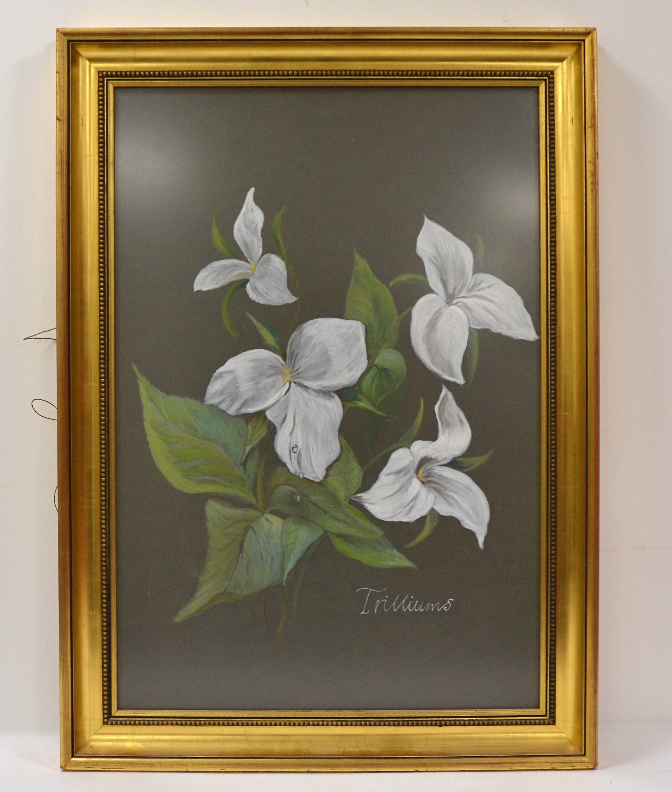 Still life print of orchids, signed lower right, 70cm x 48cm together with a large still life of - Image 4 of 6